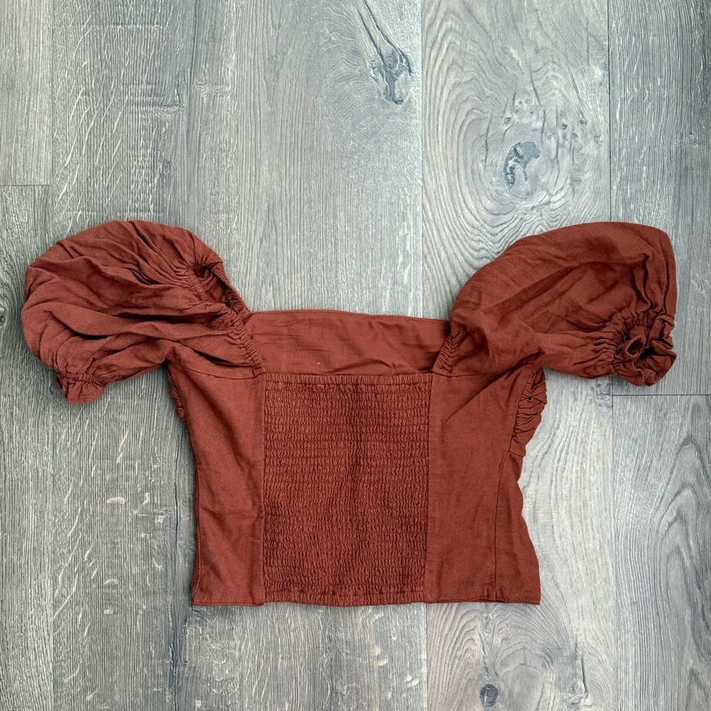 Puff Sleeve Top - Picture 3 of 3